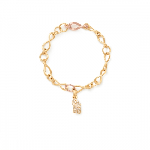 Elefant Charm Small Pavé