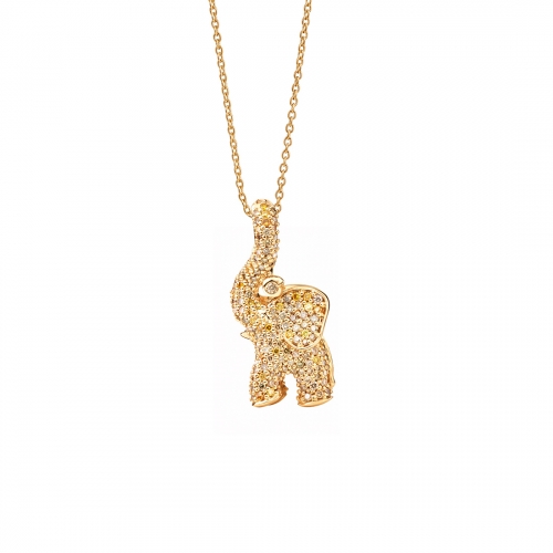 Elefant Hänge Medium Pavé