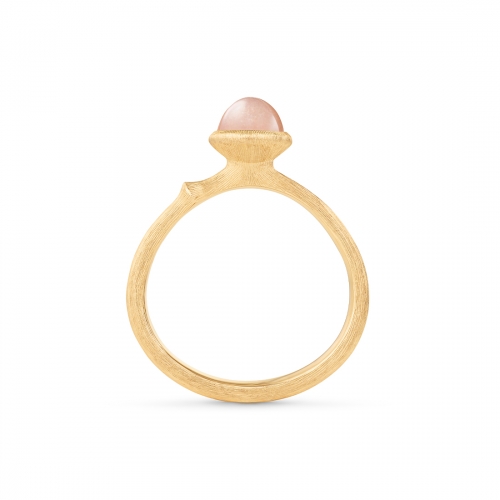 Lotus Ring 0 Blush Månsten Ole Lynggaard Copenhagen