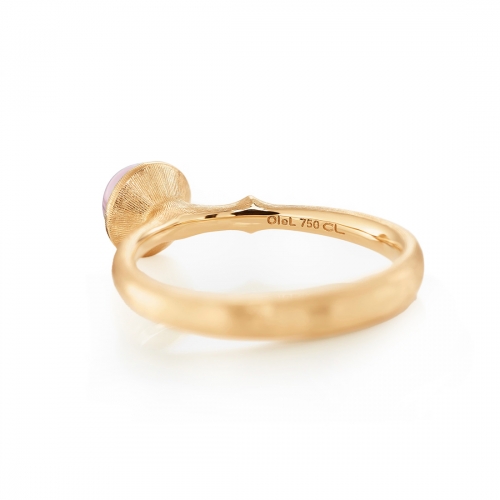 Lotus Ring 0 Blush Månsten Ole Lynggaard Copenhagen