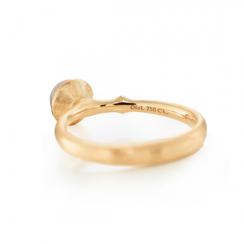 Lotus Ring 0 Grå Månsten Ole Lynggaard Copenhagen
