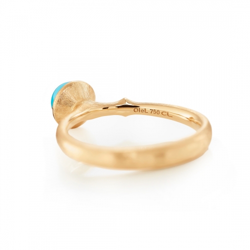 Lotus Ring 0 Turkos Ole Lynggaard Copenhagen