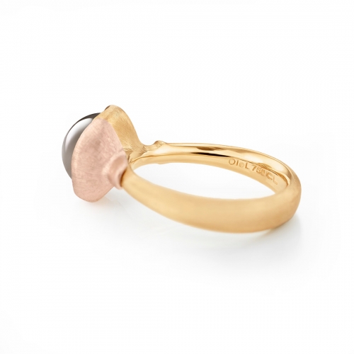 Lotus Ring 1 Grå Månsten Ole Lynggaard Copenhagen