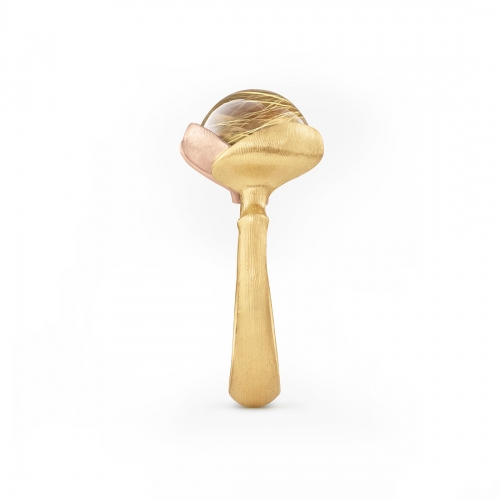 Lotus Ring 2 Rutilkvarts Ole Lynggaard Copenhagen