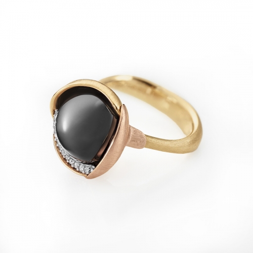 Lotus Ring 3 Grå Månsten Ole Lynggaard Copenhagen