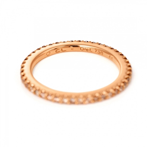 Love Bands Rosé Ring Chokladbruna Diamanter Ole Lynggaard Copenhagen