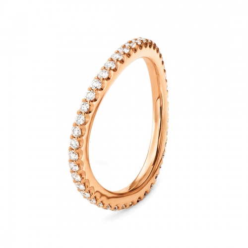 Love Bands Rosé Ring Svängd Ole Lynggaard Copenhagen