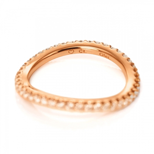 Love Bands Rosé Ring Svängd Ole Lynggaard Copenhagen