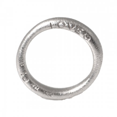 Love Ring Nr 2 Vitguld Ole Lynggaard Copenhagen