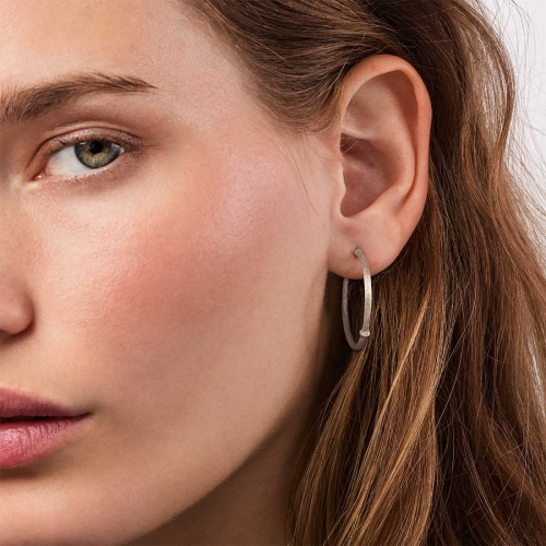 Nature Creoler Stora Silver 30mm Ole Lynggard Copenhagen