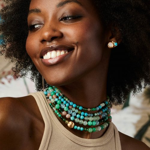 Nature Kullås Räfflat Rödguld 11,5 mm Ole Lynggaard Copenhagen