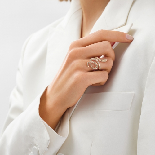 Snakes Pavé Ring 1,35ct Ole Lynggaard Copenhagen