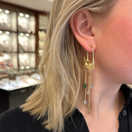 Young Fish Påhäng Akvamarin Blush Droppe Ole Lynggaard Copenhagen