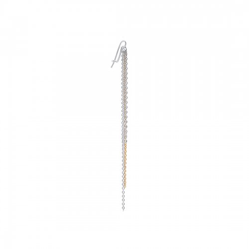 Påhäng Örhänge Lång Mixad Silver Ole Lynggaard