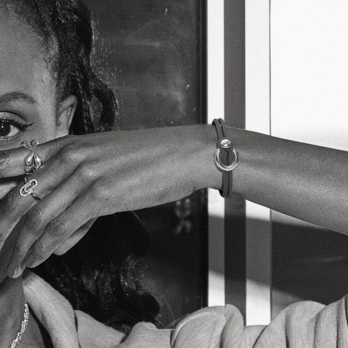 Orrling Imagine Bracelet Silver Taupe Links Jewels