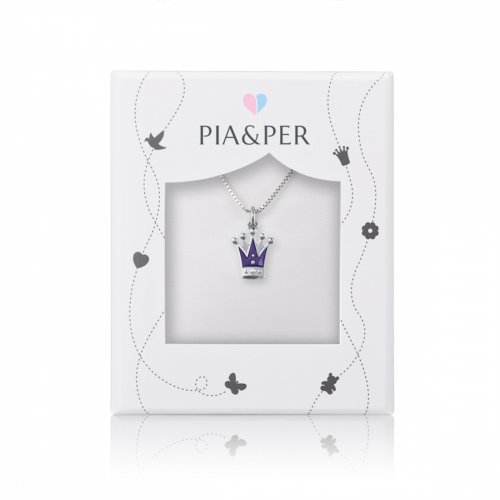 Halsband Lila Krona Pia & Per