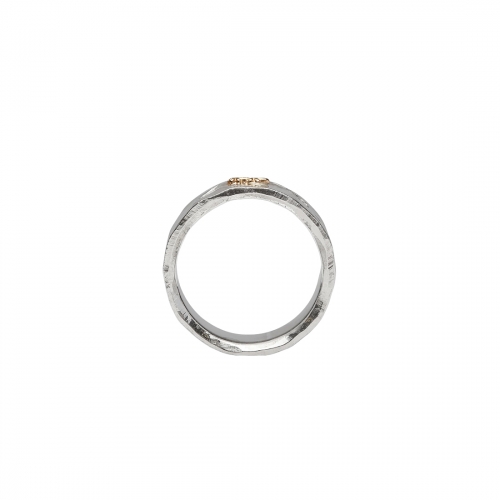 Ring Ringo Sigill 8mm Silver/18K